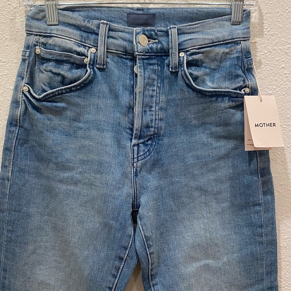 MOTHER High Waisted Hiker Hover Jean in Herbal Remedy Size 24 - Picture 5 of 12